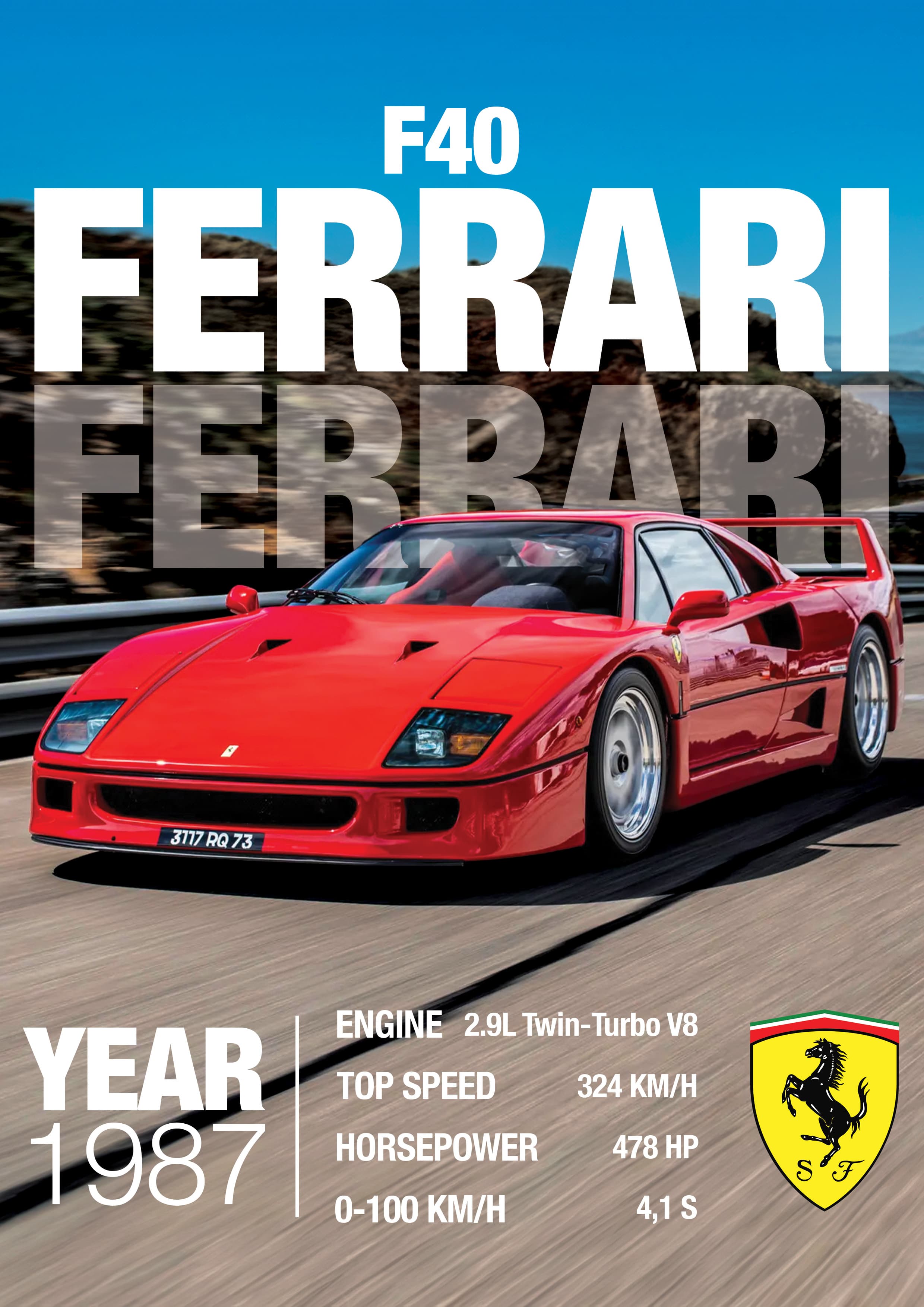 Постери Ferrari